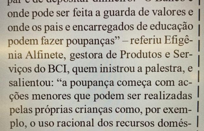 BCI -Cerimónia entrega Donativos 